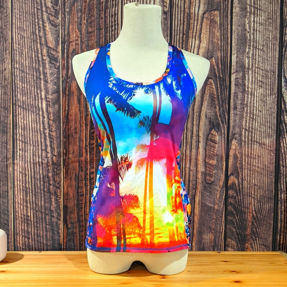 Beautiful bright and vibrant Trina Turk tank top